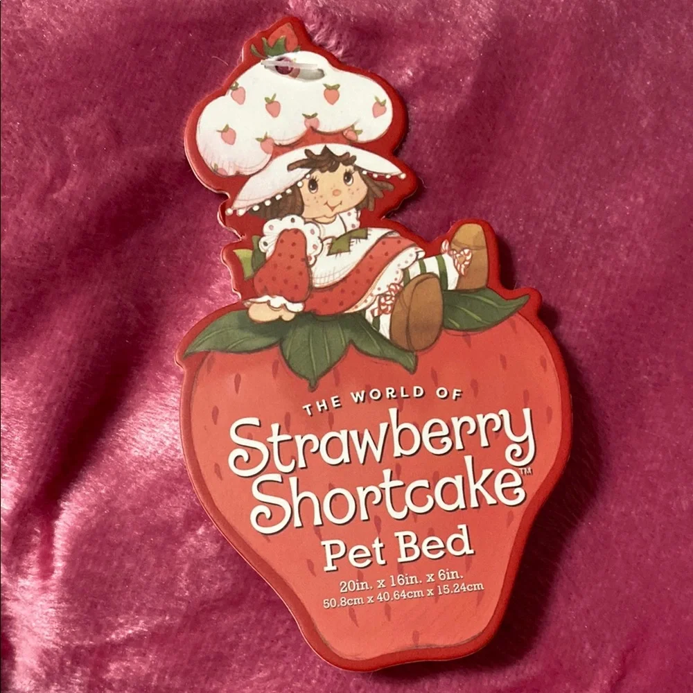 Strawberry Shortcake Pink Pet Bed